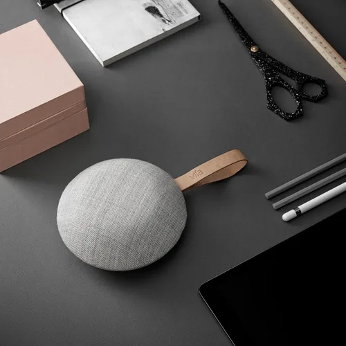 Vista 8 de Vifa Reykjavik Altavoz Bluetooth - Mini altavoz inalámbrico portátil con sonido estéreo, diseño nórdico, micrófono incorporado, llamada manos