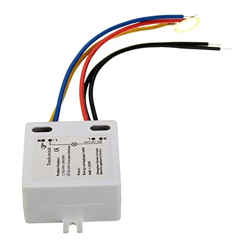 Interruptor LED Dimmer Sensor Interruptor TY-8002 Inicio Interruptor de Luz Táctil Apagado Control Táctil Des Panel Lámpara Sensor Dimmer para