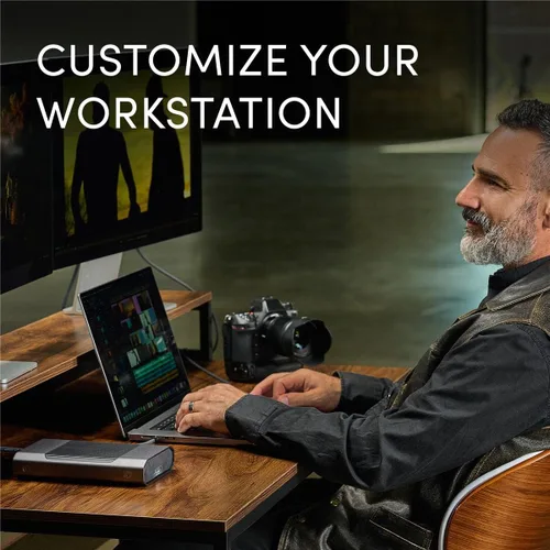 Vista 7 de SanDisk Professional SDPHF1A-004T-NBAAD - Disco duro externo de escritorio G-Drive de 4 TB de clase empresarial, HDD Ultrastar de 7200 RPM