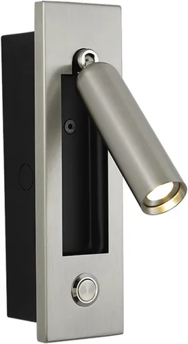 Vista 9 de Lámpara LED para dormitorio, lámpara de pared para cabecero, luz de lectura de mesita de noche, lámparas de pared con interruptor de pulsador