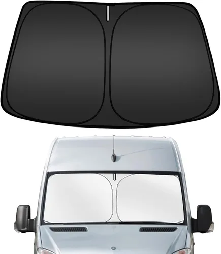 Vista 124 de ARISMOTOR Parasol para parabrisas para BMW X3 2018-2025, ajuste personalizado plegable, protector de parasol y visera solar para ventana delantera