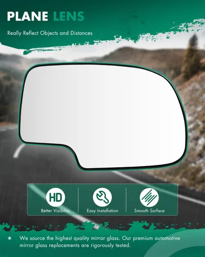 Vista 5 de SCITOO Espejo retrovisor derecho para 2003-2007 para Chevy para GMC Silverado Sierra 1500/2500 HD/3500 Classic con modelos con calefacción eléctrica