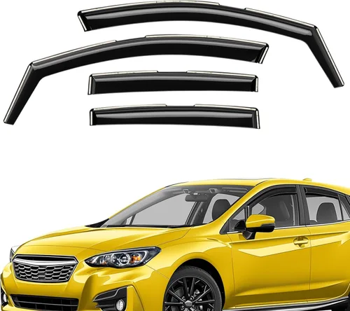 Vista 15 de Deflectores de ventana extra duraderos en canal, viseras de ventana, protectores para la lluvia, para Acura Integra 2023-2026 Hatchback, parasoles