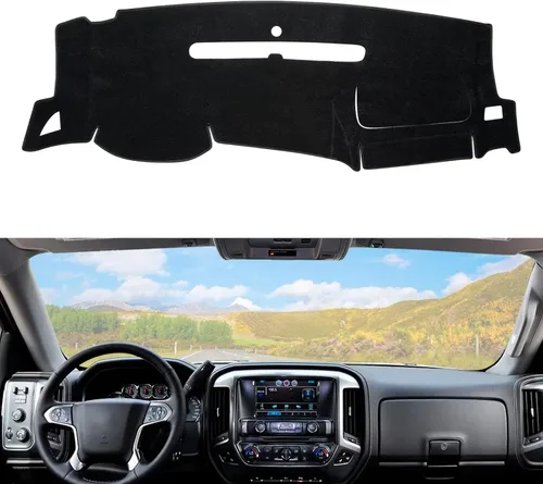 Vista 8 de Tapete para cubierta de salpicadero compatible con F150 2015-2018 (con altavoz central)