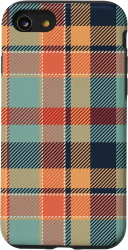 Vista 17 de Scottish Tartan Plaid Case Scotland Orange Navy Blue Pattern Case for iPhone 17