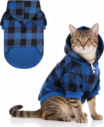 Vista 17 de KOOLTAIL Sudadera con capucha de primavera para perro, ropa para mascotas, suéter con sombrero y bolsillo para perros de tamaño mediano y grande