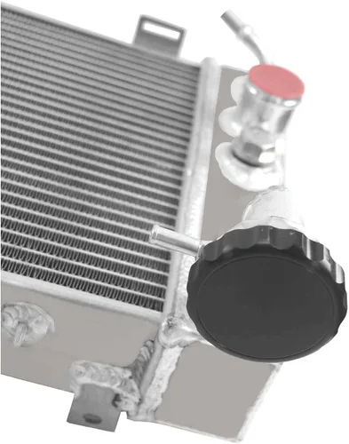 Vista 6 de Radiador compatible con Jeep Cherokee XJ Comanche 1991-2001 2.5L 4.0L AT MT, radiador de aluminio de 4 filas