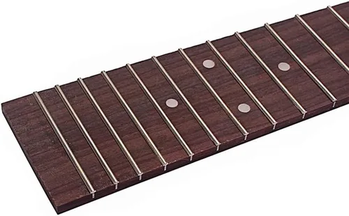 Vista 7 de HEALLILY Ukelele de 23 pulgadas diapasón diapasón 18 trastes de repuesto para ukelele de palisandro para guitarra bajo