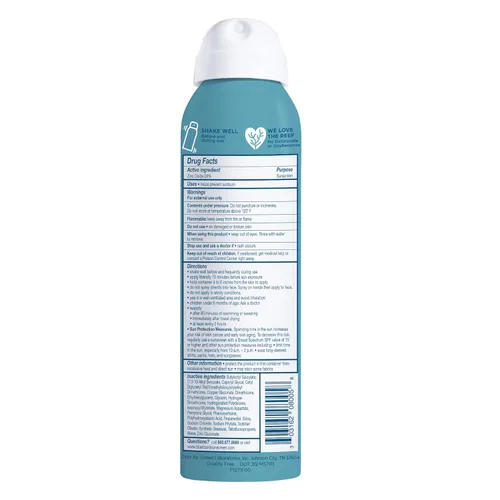 Vista 2 de BLUE LIZARD Sport Mineral Sunscreen Spray SPF 50+, marca recomendada por dermatólogos, protección UVA/UVB de amplio espectro, resistente al agua