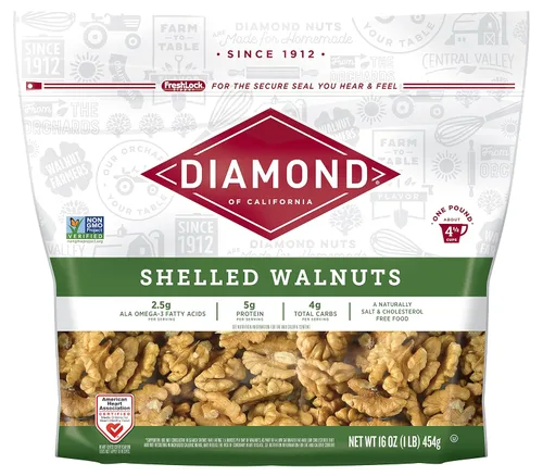 Vista 11 de Diamond of California Nueces sin cáscara 16 oz