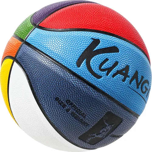 Vista 3 de Kuangmi Baloncesto callejero colorido para hombres, mujeres y jóvenes