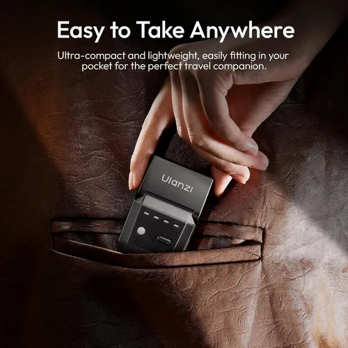 Vista 8 de ULANZI SL03 - Flash Speedlite Mini para Cámara con Luz de Vídeo para Principiantes Básico, GN8 6500K, Ángulo Ajustable de 90°, Compatible con DSLR