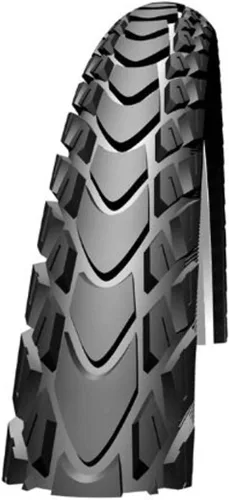 Schwalbe - Neumático para bicicleta Marathon Mondial Touring Wire Clincher | Varios tamaños | Línea de rendimiento | Negro/Reflectante