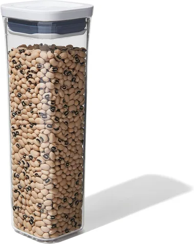 Vista 8 de OXO Good Grips - Contenedor POP hermético, almacenamiento de alimentos hermético, 1.1 cuartos de galón para azúcar morena y más, transparente
