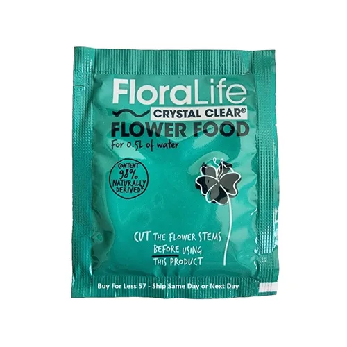 Vista 3 de Cut Flower Food Floralife Crystal Clear Polvo 0.18 oz Paquetes Fresh Stock (100)