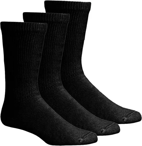 Vista 11 de 6 12 pares de calcetines circulatorios diabéticos para hombre, talla 9-11, 10-13, 13-15
