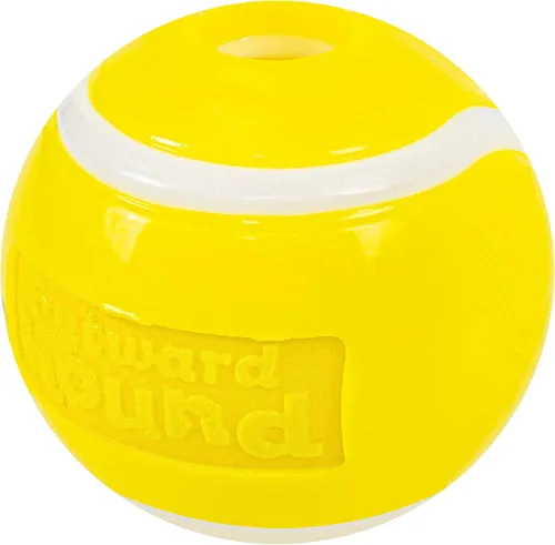 Vista 12 de Outward Hound by Planet Dog Baseball, pelota de perro dispensadora de golosinas duradera, juguete interactivo, Orbee-Tuff, aroma a menta, sin BPA