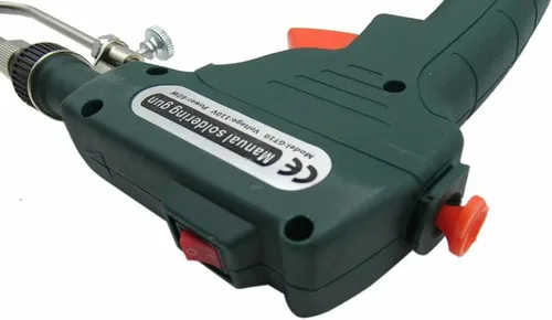 Vista 3 de USonline911 Kit de pistola de soldadura eléctrica Set Temperatura ajustable 60W Herramienta de soldadura 110V