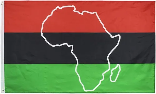 Vista 9 de Bandera afroamericana de liberación negra UNIA de 3 x 5 pies