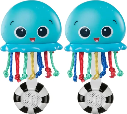 Vista 10 de Baby Einstein Octoplush - Animal de peluche musical abrazable, juguete de peluche, aprende colores en 3 idiomas, azul, 11 pulgadas, edad de 3 meses