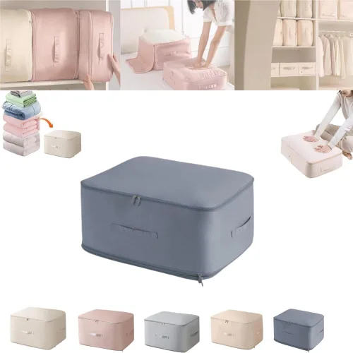 Vista 10 de Organizador Ultra Ahorro de Espacio con Autocompresión, 2024 NUEVO, Bolsas de Mudanza Resistente, Bolsa de Almacenamiento para Ahorro de Espacio