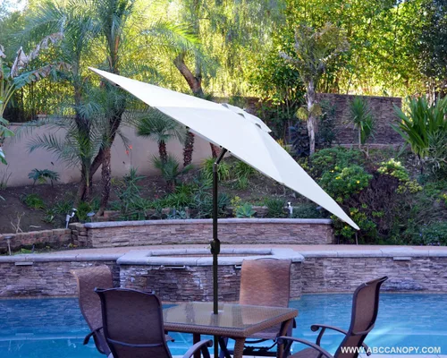 Vista 70 de ABCCANOPY Sombrilla para Exteriores de 7.5 pies, Repuesto de Cubierta Superior Compatible con 6 Varillas (Azul)