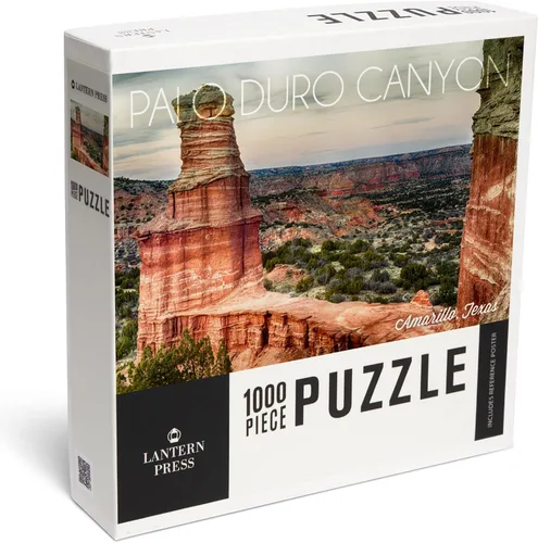 Amarillo, Texas, Palo Duro Canyon, Lighthouse (1000 Piece Puzzle, Challenging Jigsaw Puzzle for Adults, Made in USA)