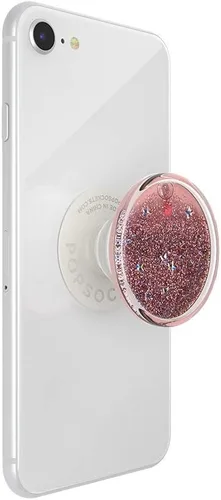 Vista 2 de PopSockets - Agarre para teléfono con soporte expandible, agarre adhesivo, Tidepool, rosa