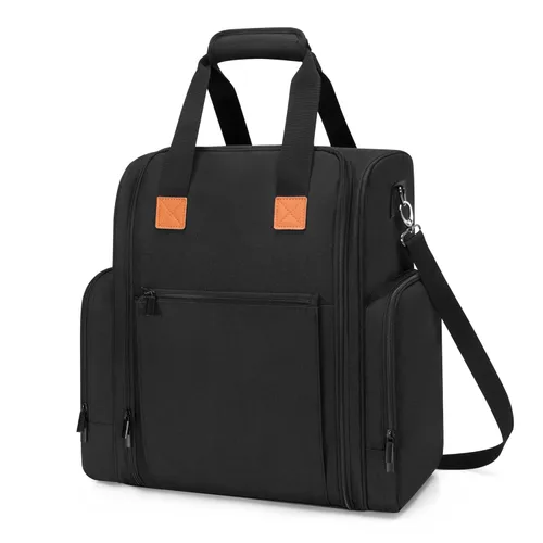 Vista 9 de Yarwo Estuche de transporte compatible con dispensador Baby Brezza Formula Pro Advanced (WiFi), calentador de botellas aislado bolsa de viaje