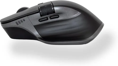 Vista 4 de MOJO Ultimate Grip Silent Master Mouse - Mouse recargable Bluetooth/inalámbrico óptico con sensibilidad ajustable y botones silenciosos