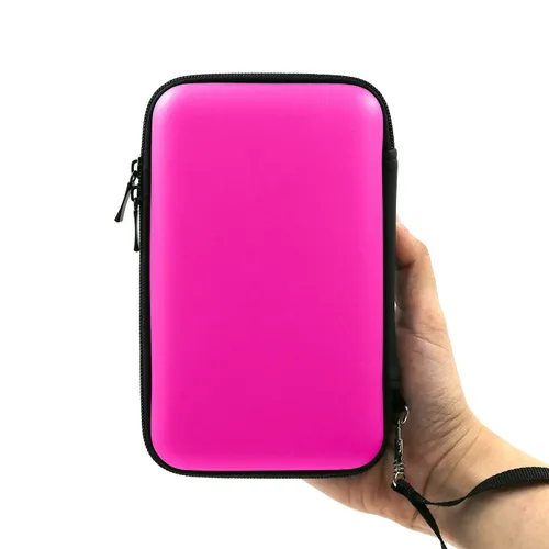 ADVcer 3DS Case EVA Waterproof Hard Shield Protective Carrying Case with Detachable Hand Wrist Strap Compatible with Nintendo New 3DS XL New 3DS 3DS