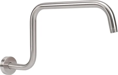 Vista 11 de NearMoon Brazo de extensión de ducha en forma de S con brida, tubo extensor de cabezal de ducha de altura alta de acero inoxidable, extensión
