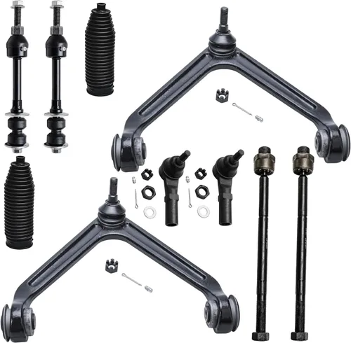 Vista 34 de Detroit Axle - Kit de suspensión delantera de 10 piezas para Ford Freestar Mercury Monterey 04-07, 2 brazos de control inferiores con rótula 4