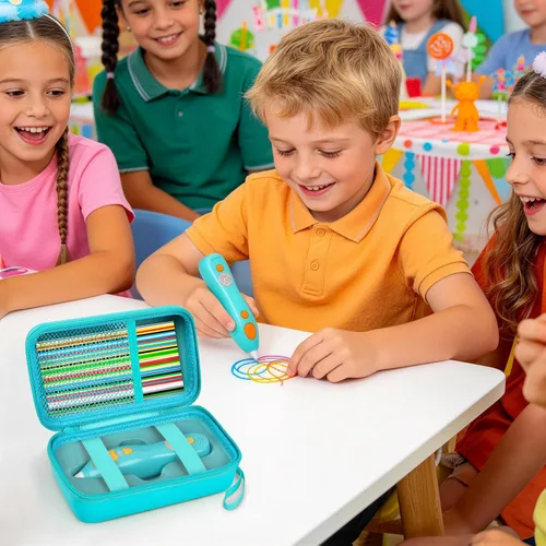 Vista 9 de ANKHOH Estuche Compatible con 3Doodler Start+ Essentials (2023, 2024) para Set 3D, Organizador de Almacenamiento para Recarga de Filamento de todo