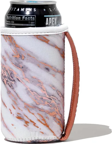 Vista 42 de GoCuff - Fundas delgadas para latas aislantes reutilizables con asa: lata de neopreno con mangas aisladas para refrescos, bebidas energéticas