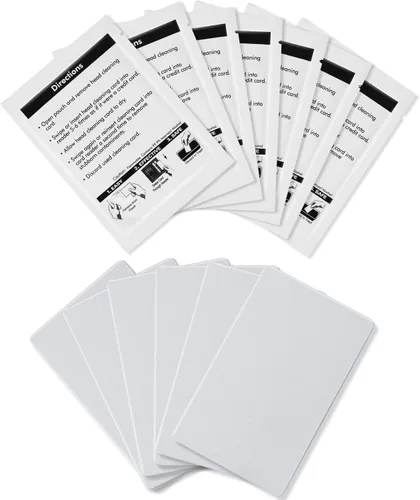 Vista 9 de Tarjetas de limpieza CR80, limpiador de lector de tarjetas de doble cara, tarjetas de limpieza de terminales de deslizamiento POS CK-CR80