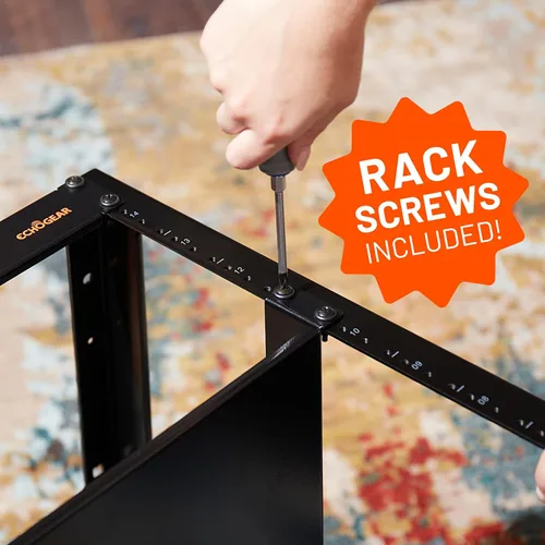 Vista 5 de ECHOGEAR Estante para rack de 1U – Diseño universal que funciona con cualquier rack – Capacidad para 25 libras de servidores, equipo de red o