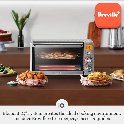 Vista 3 de Breville Smart Oven Air Fryer Compact, Brushed Stainless Steel