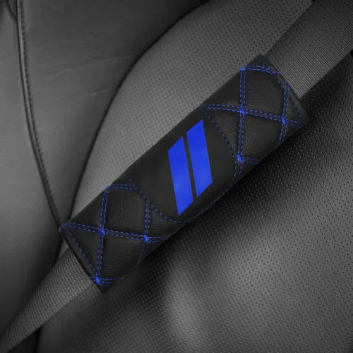 YOSRTER 2PCS Almohadillas de Cuero para Cinturón de Seguridad para Dodge Charger Durango Challenger Journey Protección de Correa de Hombro Ajuste