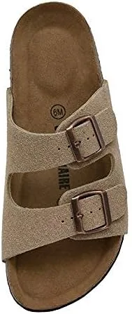 Vista 5 de CUSHIONAIRE - Lane - Sandalias con plantilla de corcho para mujer, muy cómodas