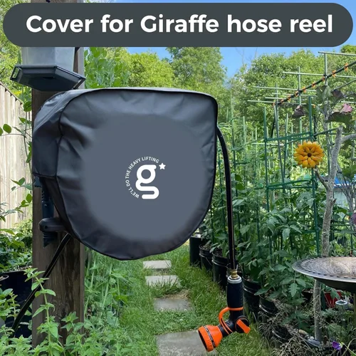 Vista 5 de Giraffe Tools Cubierta retráctil para carrete de manguera de jardín AW30/AW25, resistente a los rayos UV, cubierta impermeable y antidecoloración