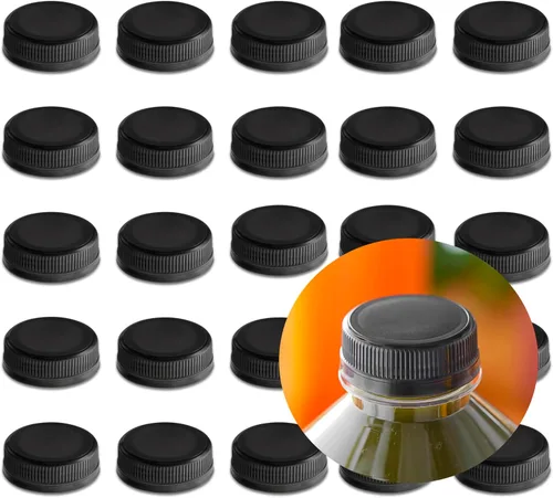 Vista 7 de Paquete de 15 tapas transparentes para botellas de 1.5 pulgadas, a prueba de manipulaciones, tapas de plástico de repuesto para botellas de agua