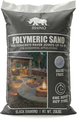 Vista 16 de Rhino Power Bond Plus - Arena polimérica para adoquines y juntas de piedra de hasta un máximo de 2 pulgadas (10 libras, beige)