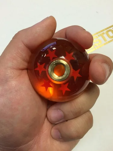 Vista 3 de Dragon Ball Z Rare Custom 2.126 in Pomo de cambio 1-7 Star M10x1.5 (5 Star DBZ KNOB)