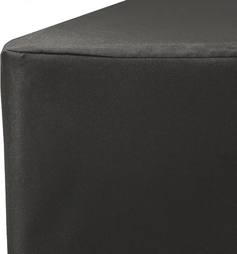 Vista 3 de Mantel rectangular de poliéster ajustable de 4 x 24 pulgadas, color negro, funda de mesa de boda prémium