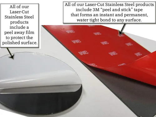 Vista 5 de QAA es compatible con Honda Odyssey 2005-2010 4 piezas de poste de pilar inoxidable PP25245