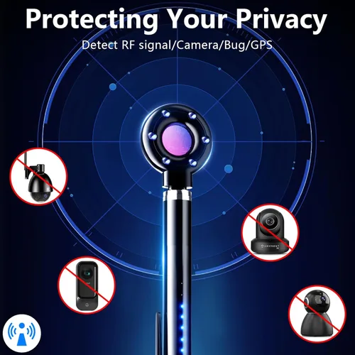 Vista 4 de Detectores de cámara oculta,Detector de errores y cámara oculta,Dispositivos anti ocultos Buscador de cámara espía RF Detector GPS Tracker,Detector