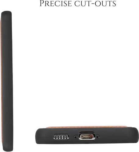 Vista 8 de BLACKBROOK Funda tipo cartera de piel para Samsung S24, extraíble 2 en 1, para carga inalámbrica, 4 ranuras para tarjetas, bolsillos para efectivo e