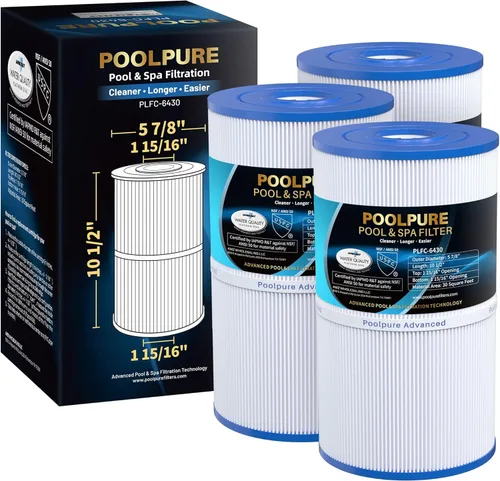 POOLPURE Filtro de spa C-6430 reemplaza 31489, PWK30, Filbur FC-3915, P/N0969601, 71825, 73178, 73250, 30 pies cuadrados Filtro de spa Hot Spring