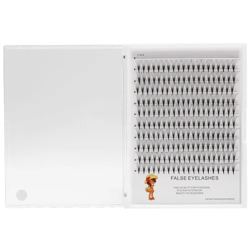 Vista 6 de → VAYATOR - Pestañas postizas de volumen ruso de 0.39 a 0.70 pulgadas para elegir, pestañas postizas 6D/10D/12D/14D/20D, extensiones de pestañas